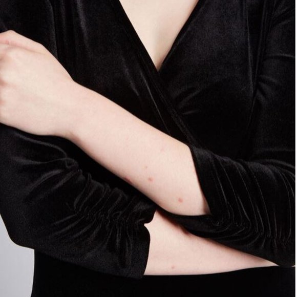 Modcloth Suits You Well Velvet Bodysuit - Picture 3 of 7